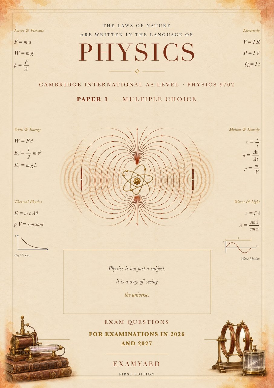 Physics, AS Level   9702 Paper 1