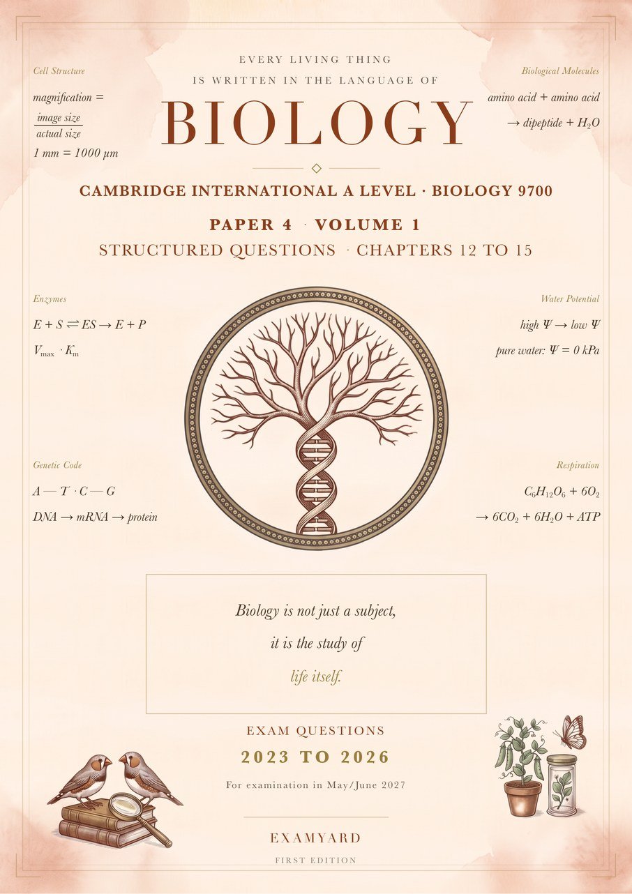 Biology, A Level   9700 Paper 4