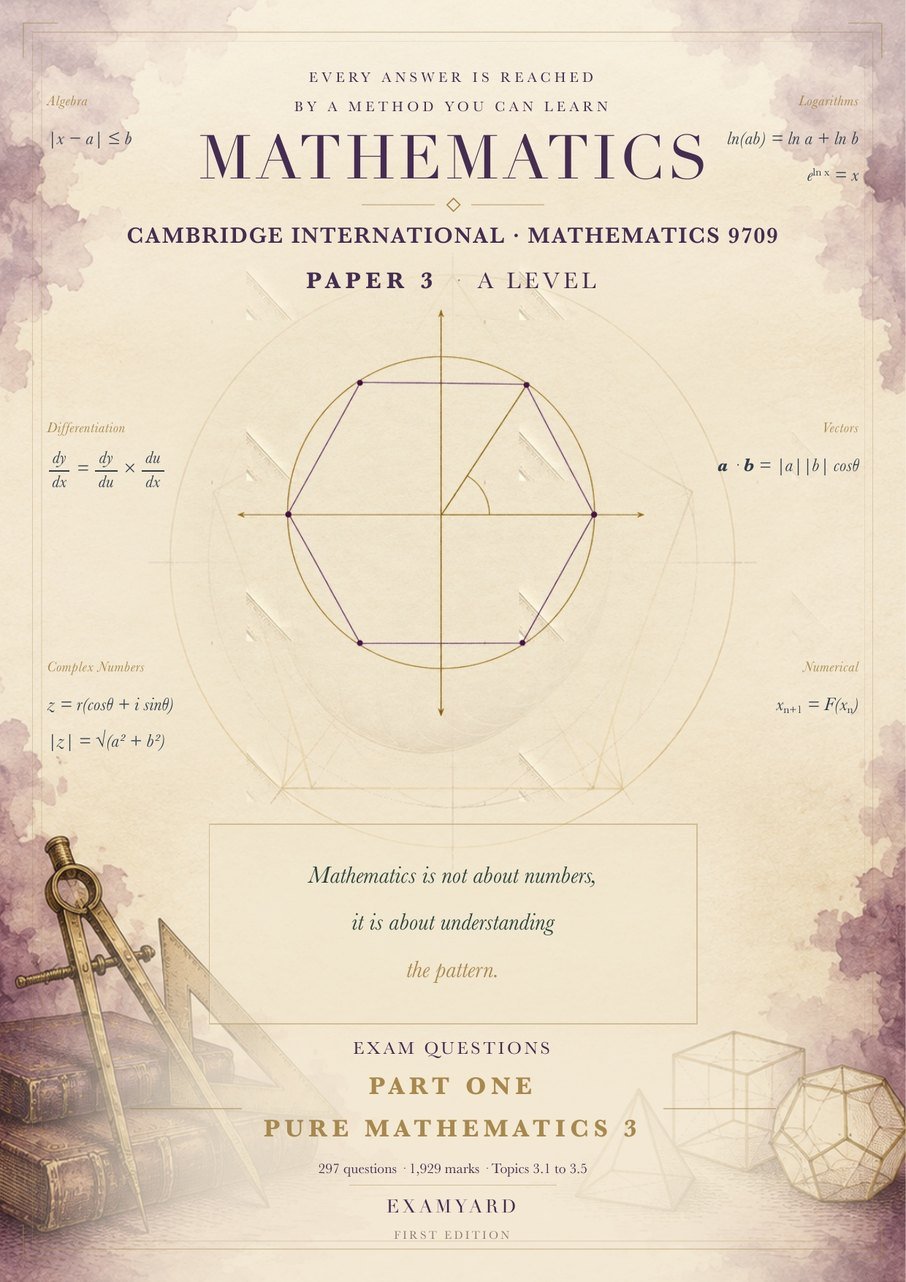 Mathematics, A Level   9709 Paper 3