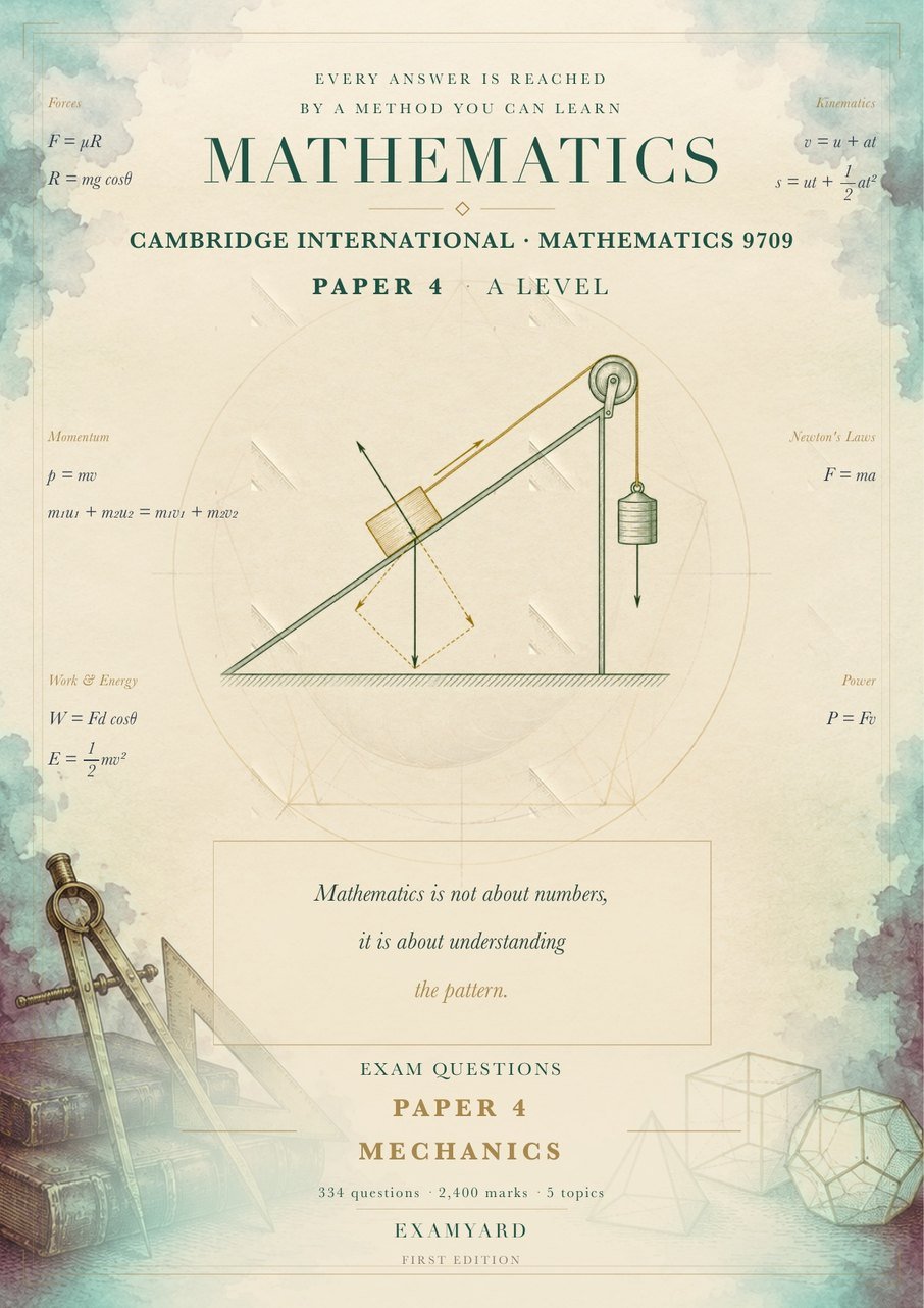 Mathematics, A Level   9709 Paper 4
