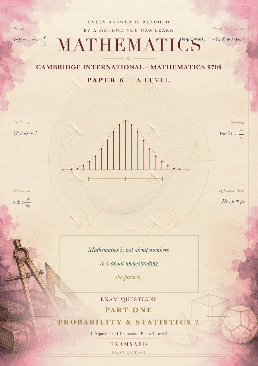 Mathematics, A Level   9709 Paper 6