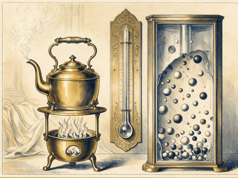 Engraved plate for Thermal Physics