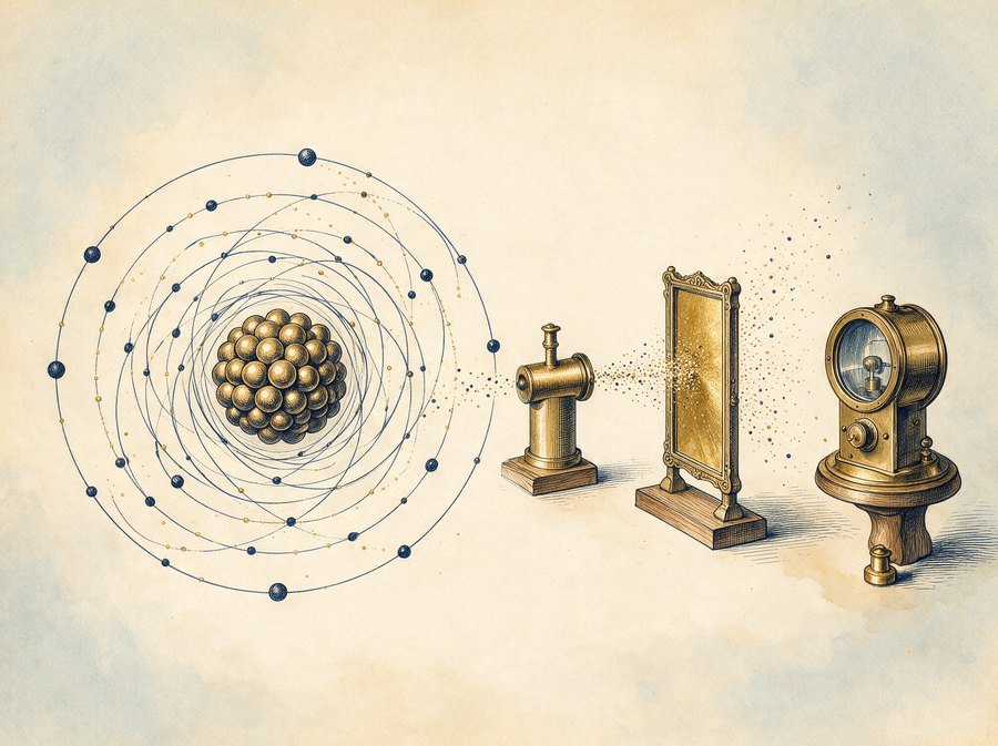 Engraved plate for Nuclear Physics
