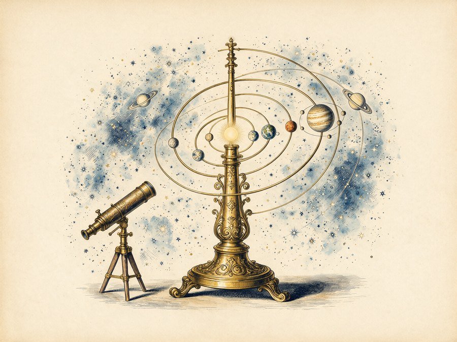 Engraved plate for Space Physics
